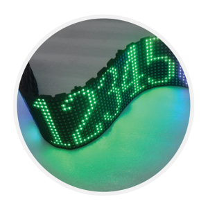 curved led sign