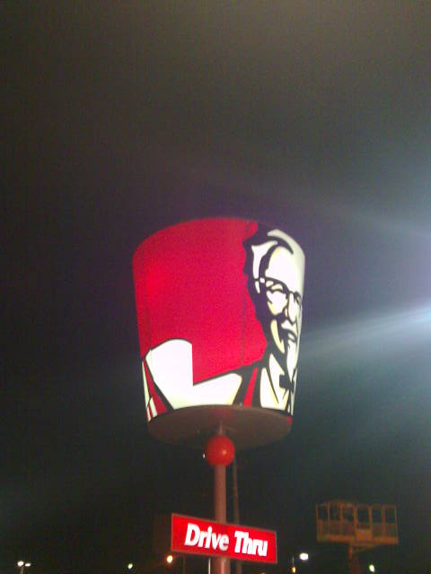 Bucket Sign KFC
