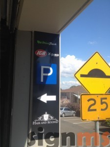 Carpark signage